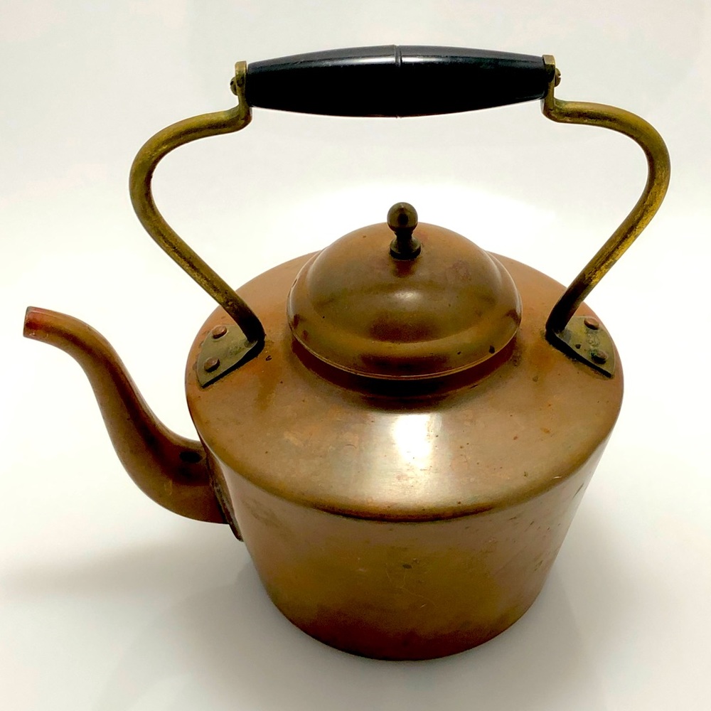 Tea copper Kettle with Bakelite/ brass handle. - Picture 5 of 12